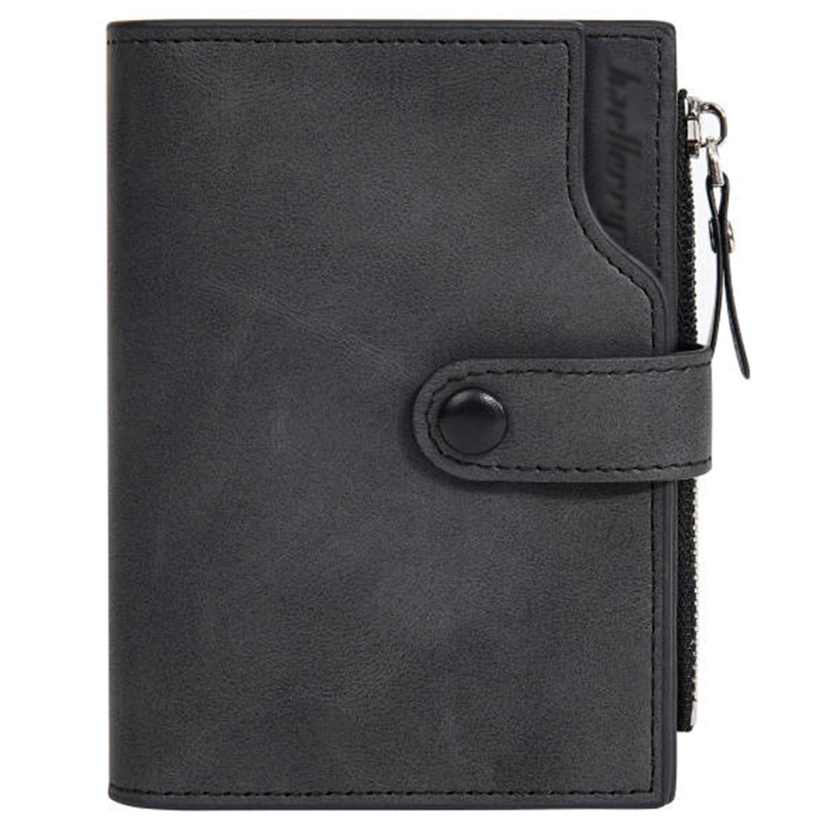 LOUEBICA Wallet for Men Large Capacity Leather RFID Blocking Trifold Wallet with 2 ID Windows and 15 Card Holders
