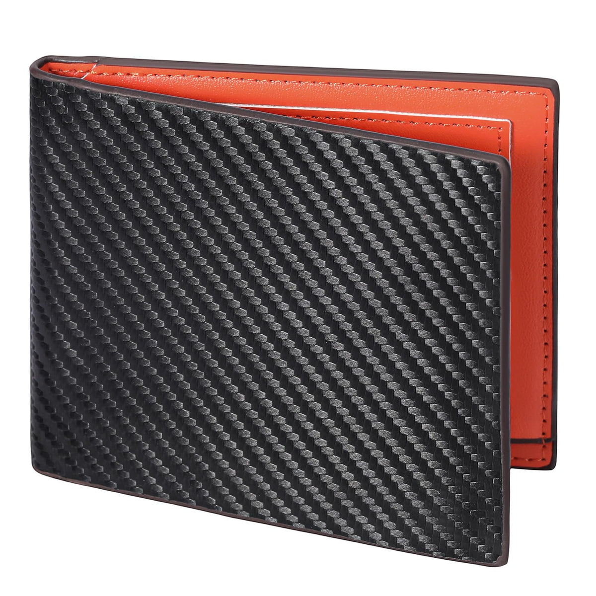 LOUEBICA Wallet for Men Leather RFID Blocking Bifold Stylish Wallet Minimalist Front Pocket Large Capacity