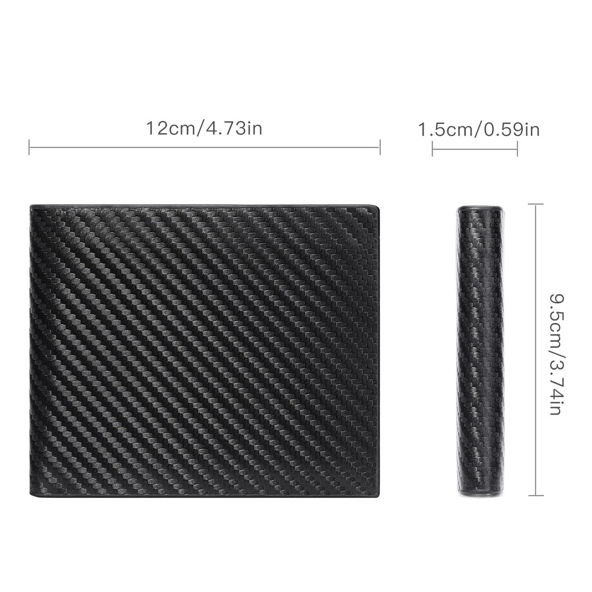 LOUEBICA Wallet for Men Leather RFID Blocking Bifold Stylish Wallet Minimalist Front Pocket Large Capacity