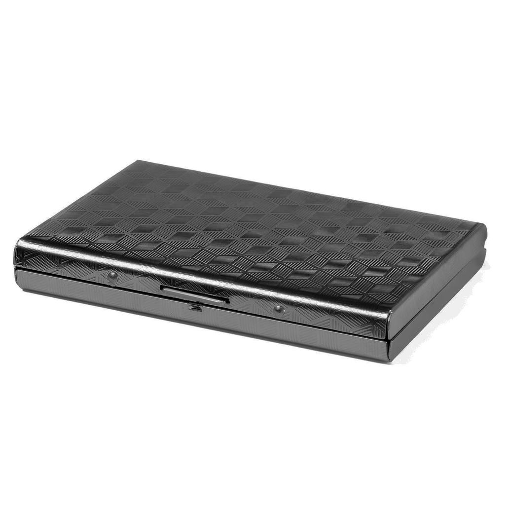 LOUEBICA Slim Credit Card Holder RFID Blocking Credit Card Stainless Steel Metal Wallet Business Card Cases with 6 Slots Men for Women
