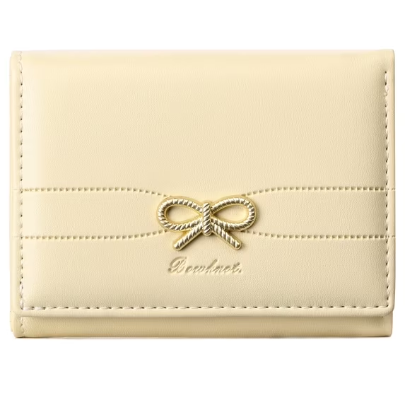 LOUEBICA Small Wallets Cute Coquette Bow Wallet ID Credit Card Holder for Women Girls