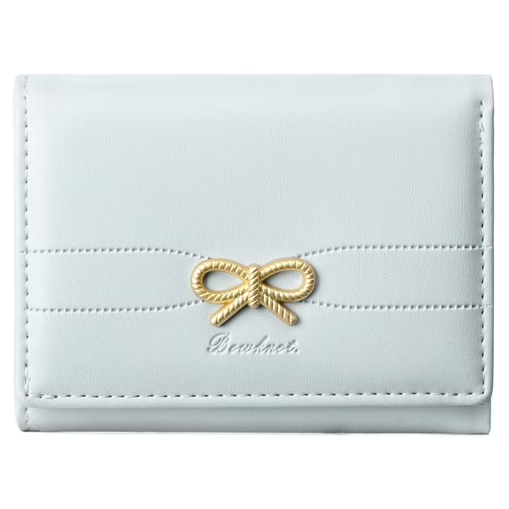 LOUEBICA Small Wallets Cute Coquette Bow Wallet ID Credit Card Holder for Women Girls