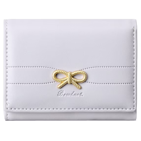 LOUEBICA Small Wallets Cute Coquette Bow Wallet ID Credit Card Holder for Women Girls