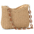LOUEBICA Straw Summer Purses for Women, Cute Woven Beach Shoulder Bag for Vacation
