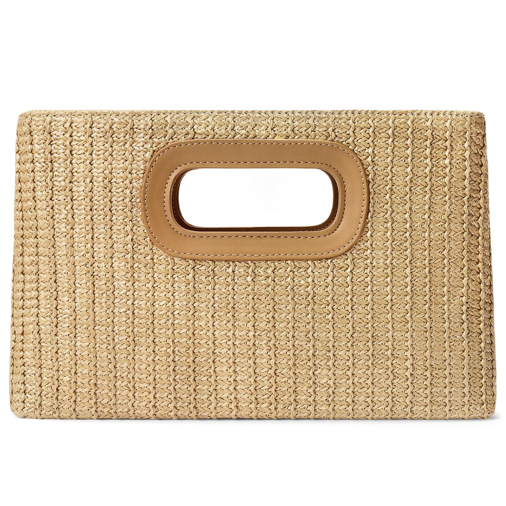 LOUEBICA Straw Clutch Handbags Summer Clutch Woven Boho Beach Bags Straw Purses for Women