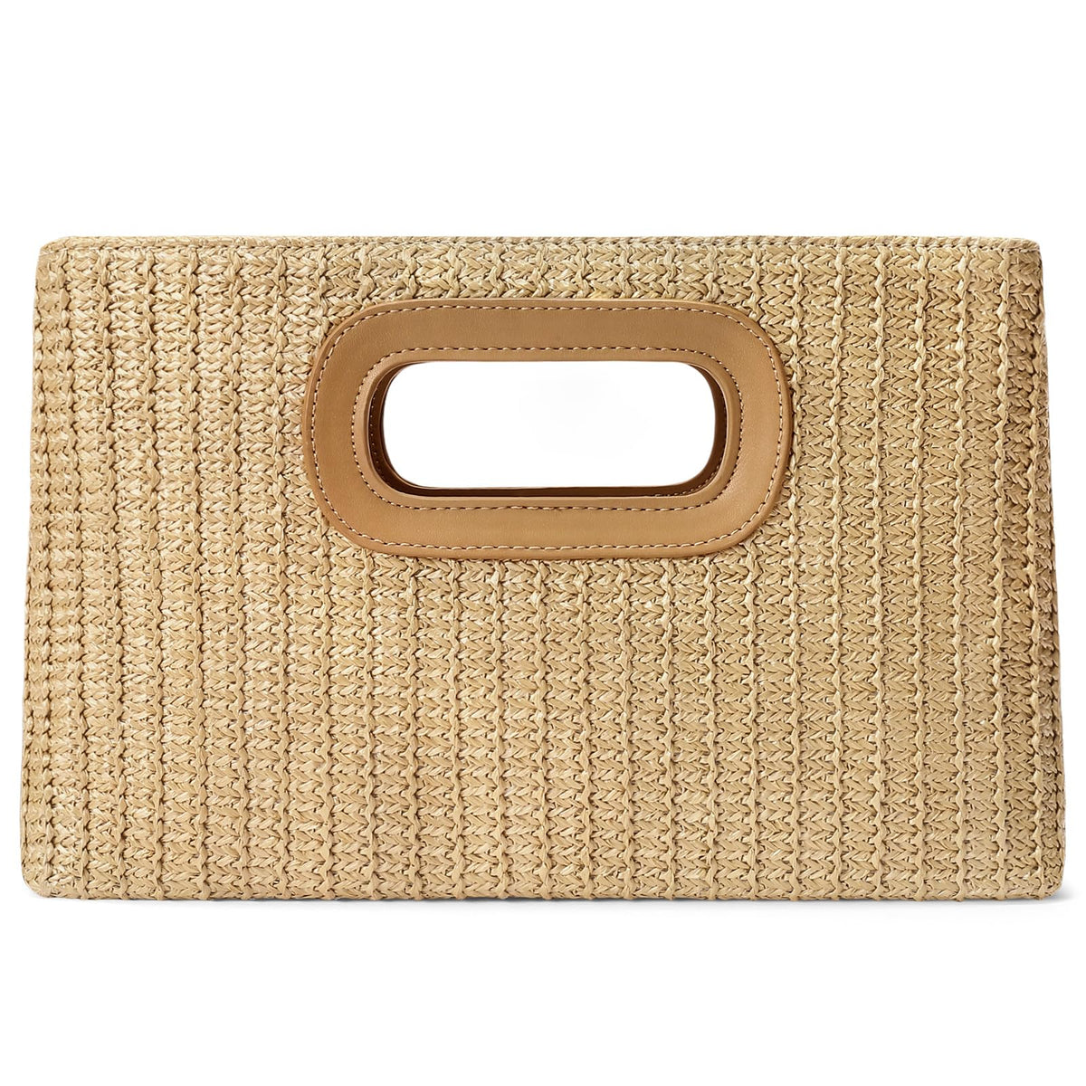 LOUEBICA Straw Clutch Handbags Summer Clutch Woven Boho Beach Bags Straw Purses for Women