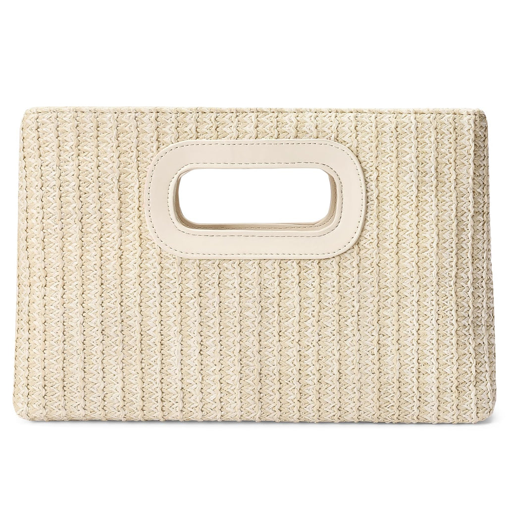 LOUEBICA Straw Clutch Handbags Summer Clutch Woven Boho Beach Bags Straw Purses for Women