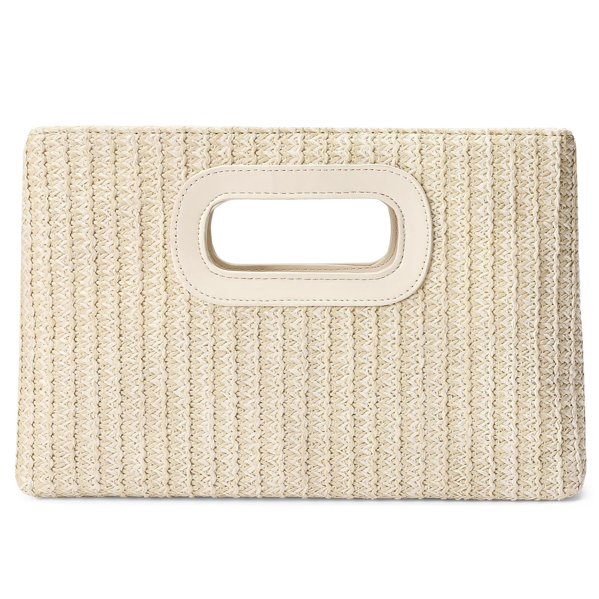 LOUEBICA Straw Clutch Handbags Summer Clutch Woven Boho Beach Bags Straw Purses for Women