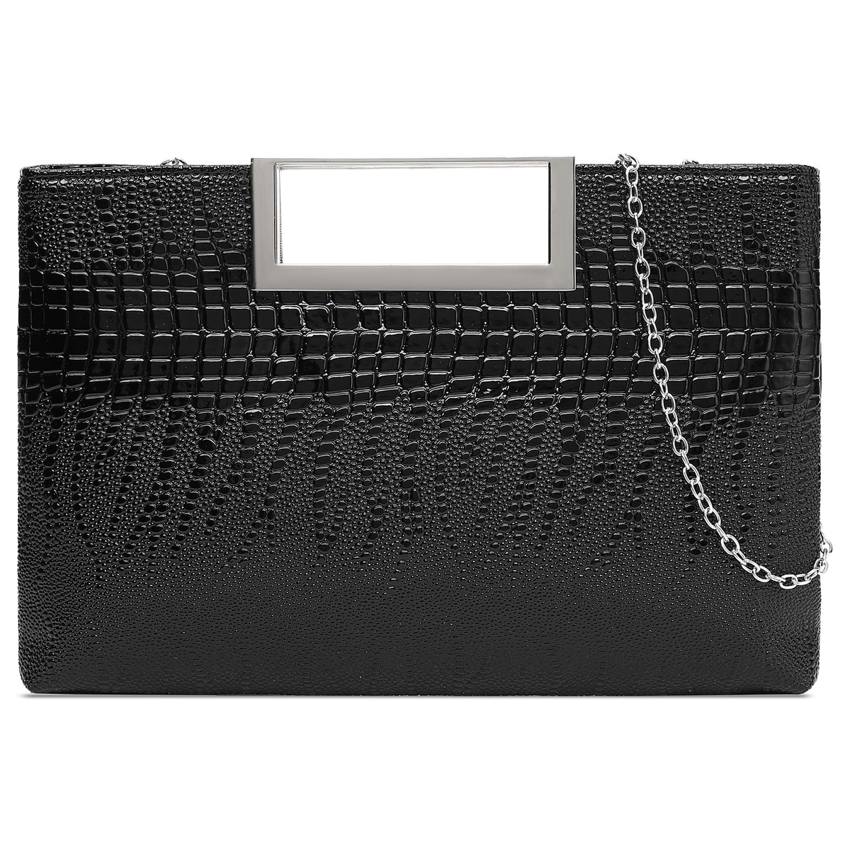 LOUEBICA Vegan Leather Handbag Clutch Purses for Women Formal Stylish Evening Clutch for Weddings, Proms, Cocktail
