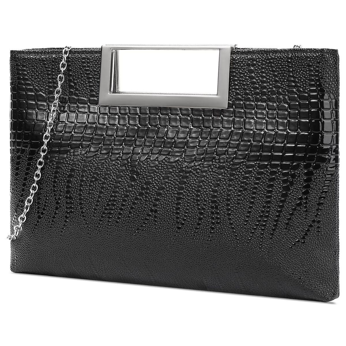 LOUEBICA Vegan Leather Handbag Clutch Purses for Women Formal Stylish Evening Clutch for Weddings, Proms, Cocktail