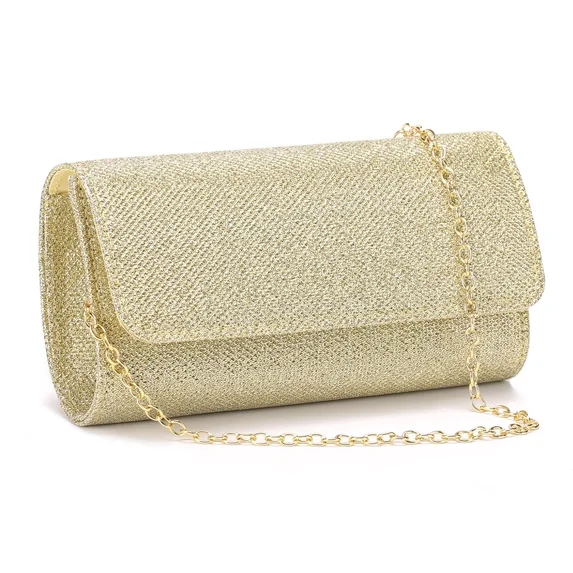 LOUEBICA Vegan Leather Handbag Clutch Purses for Women Formal Stylish Evening Clutch for Weddings, Proms, Cocktail