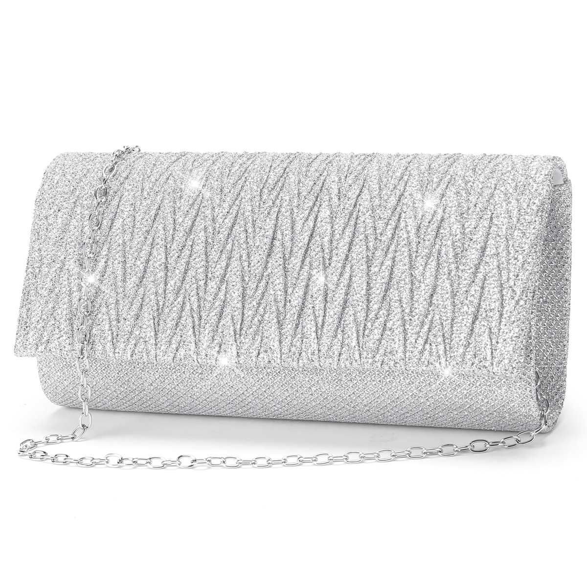 LOUEBICA Sparkly Clutch Purses for Women Wedding Evening Bag for Parties Handbags for Formal Crossbody Shoulder Envelope Bag