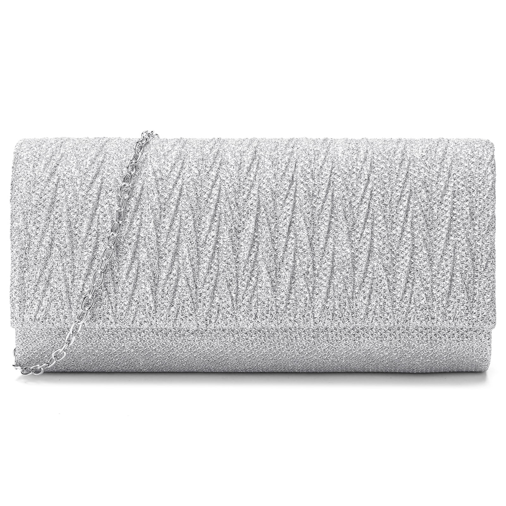 LOUEBICA Sparkly Clutch Purses for Women Wedding Evening Bag for Parties Handbags for Formal Crossbody Shoulder Envelope Bag