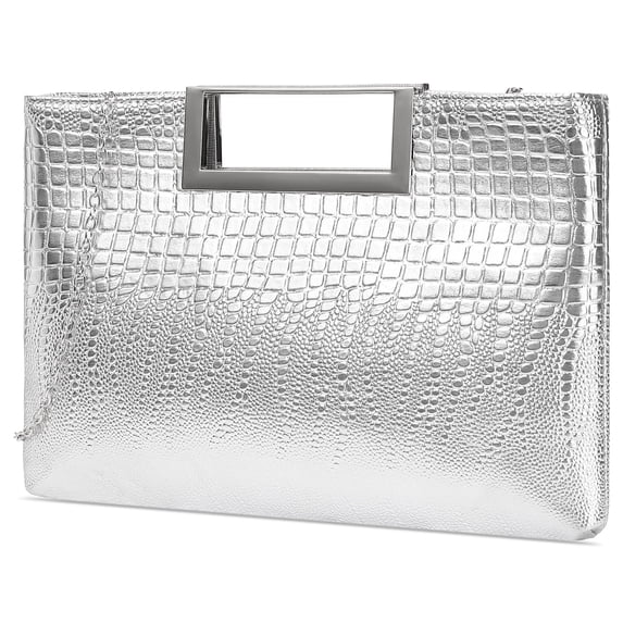 LOUEBICA Vegan Leather Handbag Clutch Purses for Women Formal Stylish Evening Clutch for Weddings, Proms, Cocktail